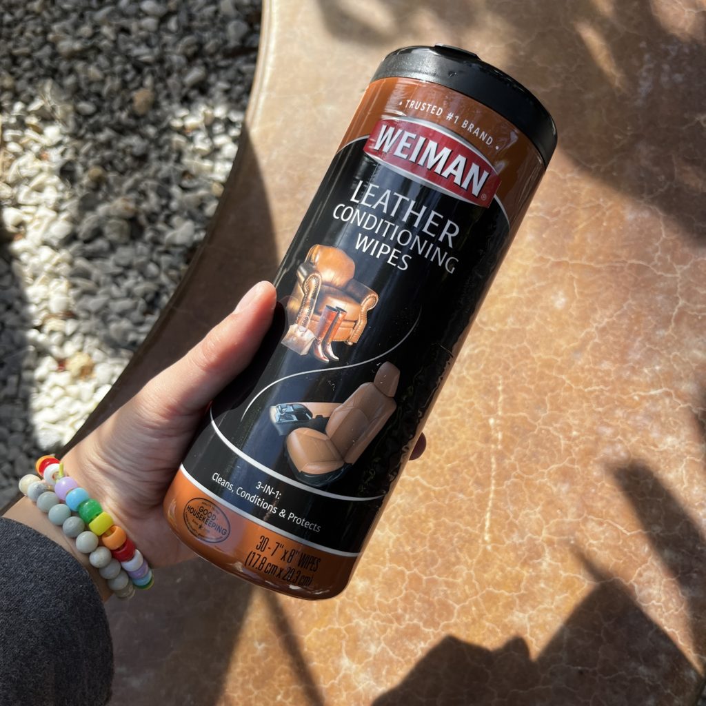 Leather wipes