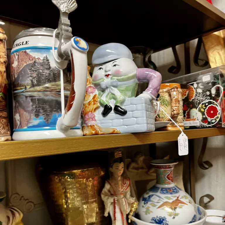 Humpty Dumpty on a shelf