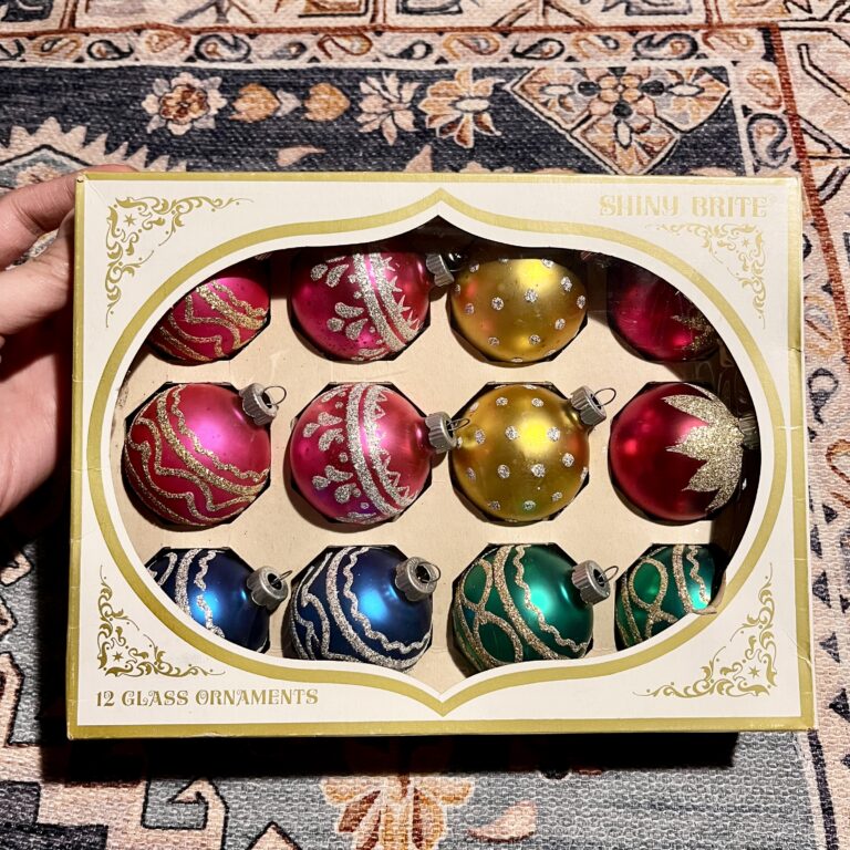 Shiny Brite ornaments