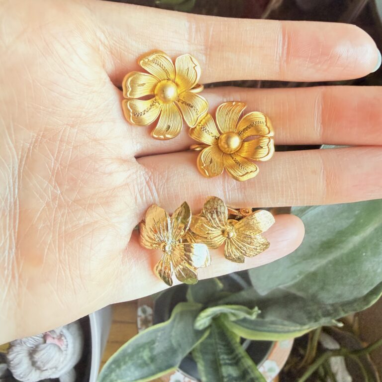 Gold flowers
